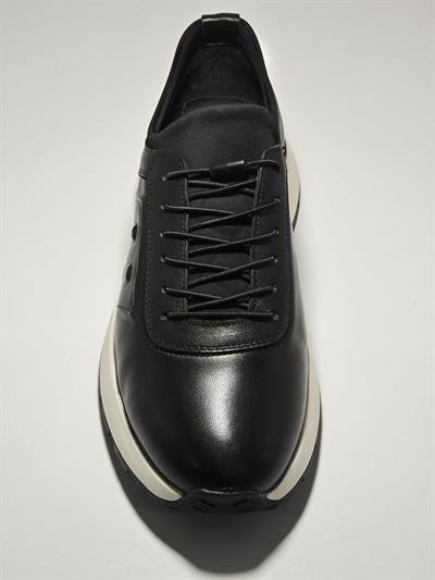 Voyager M294-1 Siyah Erkek Günlük Deri Comfort Casual Ayakkabı