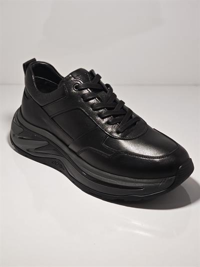 Voyager M534 Siyah Erkek Günlük Deri Comfort Casual Ayakkabı