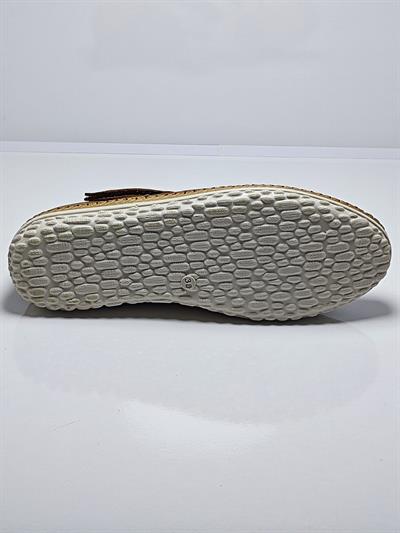 Voyager Z520 Taba Kadın Günlük Deri Comfort Sandalet