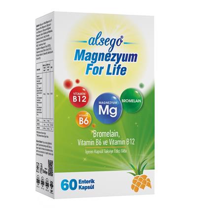 ALSEGO MAGNEZYUM FOR LİFE