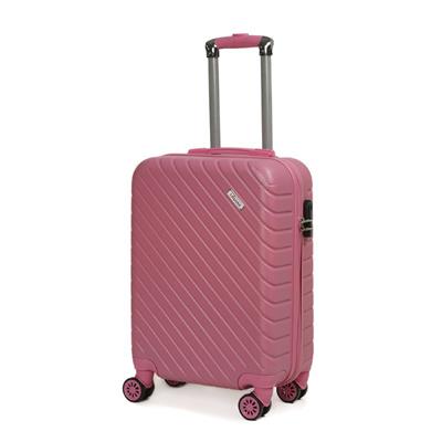 Laguna ABS 638 Açık Pembe Kabin Boy Valiz   