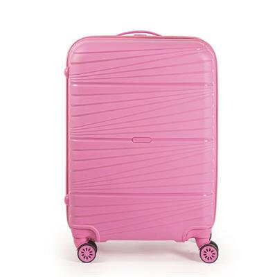 LAGUNA Kabin Boy Valiz Kırılmaz AÇIK PEMBE