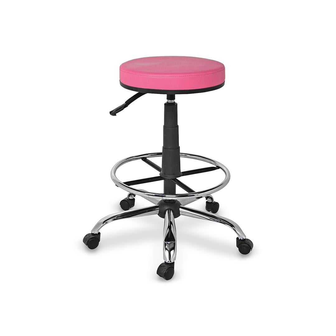 Pink Yüksek Tabure