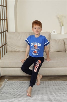 Chicago Desenli Yazlık Pijama Takımı