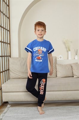 Chicago Desenli Yazlık Pijama Takımı