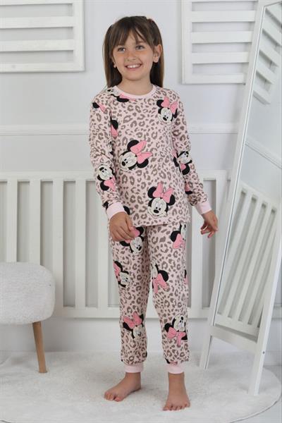 Minnie Mouse Desenli Mevsimlik Pijama Takımı
