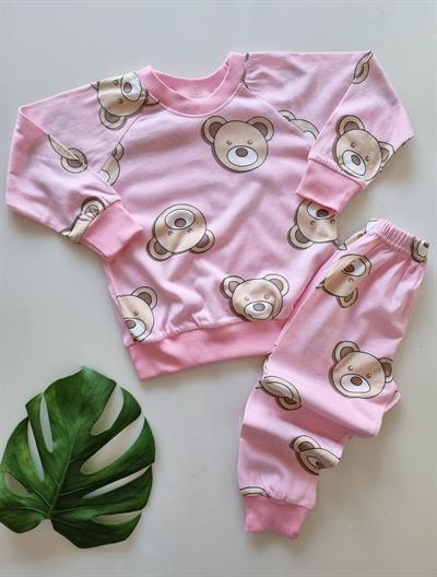Moschino Desenli Mevsimlik Pijama Takımı 