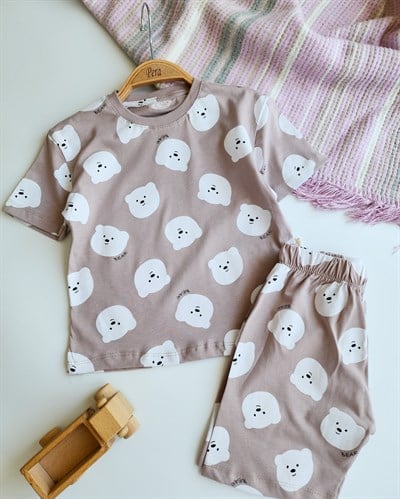 Yazlık Şortlu Pijama Takımı