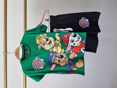Yeşil Paw Patrol Şortlu Takım