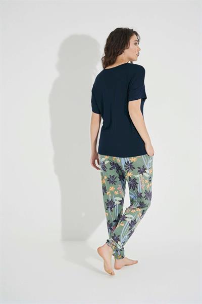 Çiçek ve Yaprak Baskılı 