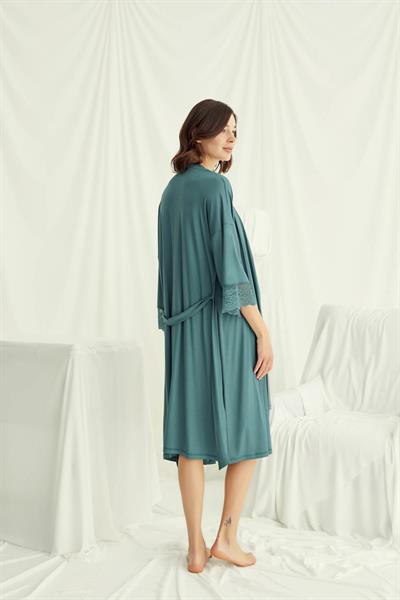 Dantelli Hamile Lohusa Sabahlık Takımı