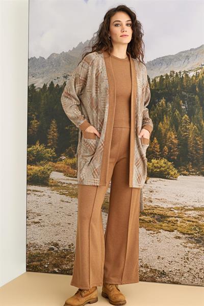 Desenli 3lü Alt Üst Takım