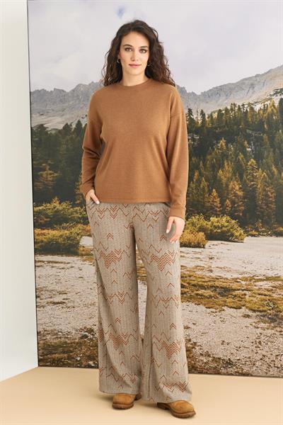 Desenli Uzun Kollu Alt Üst Takım