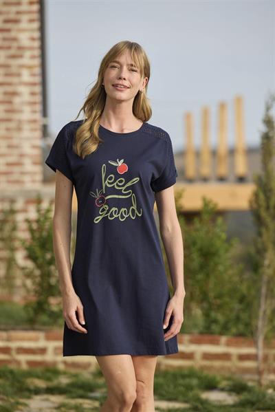 Meyve ve Yaprak Baskılı Dantelli 