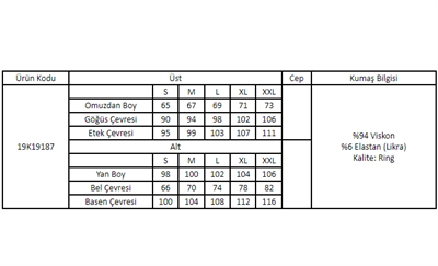 Yakası Detaylı Brode Dantelli Pijama Takımı