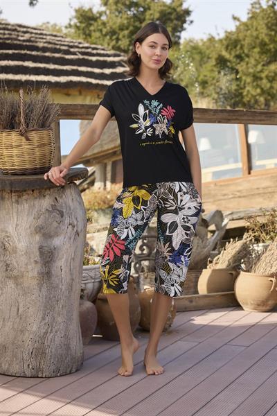 Yaprak Desenli ve Baskılı 