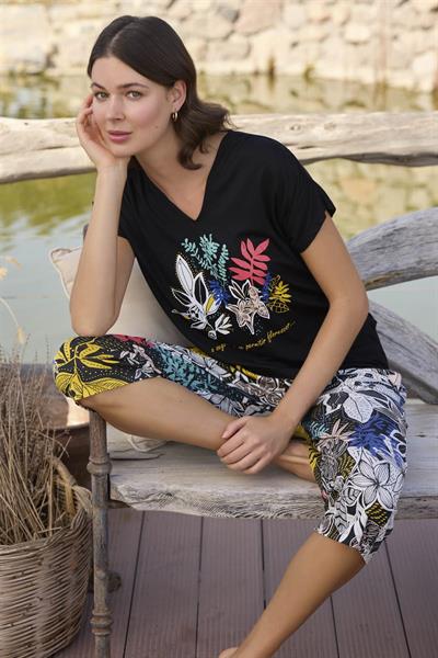 Yaprak Desenli ve Baskılı 