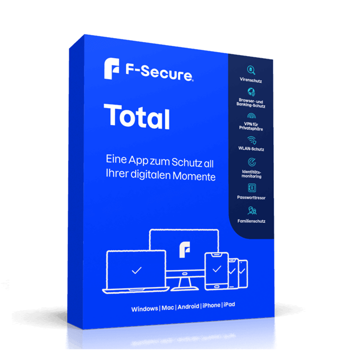 F‑Secure Total 2026 | 1 Device | 1 Year 