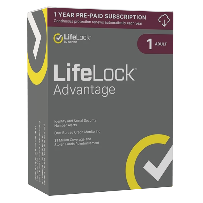 Norton LifeLock Advantage 2025 | 1 Adult | 1 Year | USA