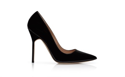 Black Patent Leather Pointed Toe Pumps