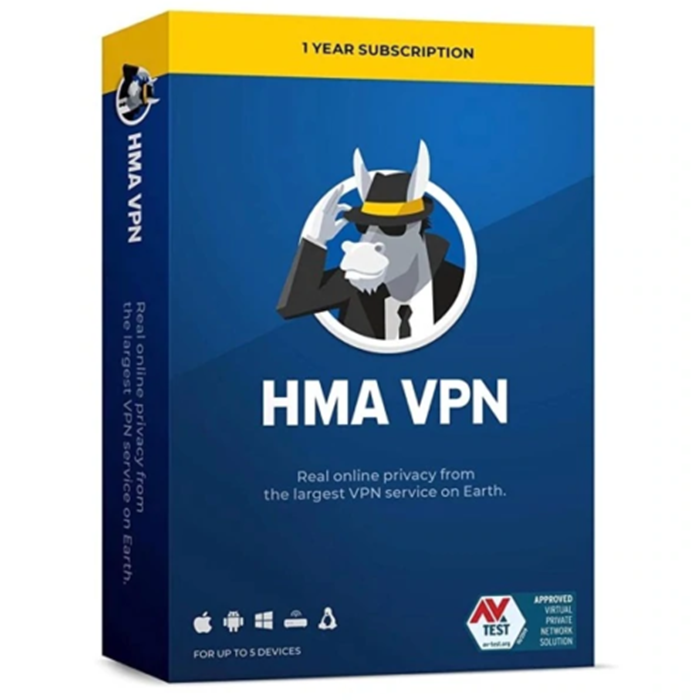 HMA! Pro VPN 2026 | Unlimited Devices | 1 Year