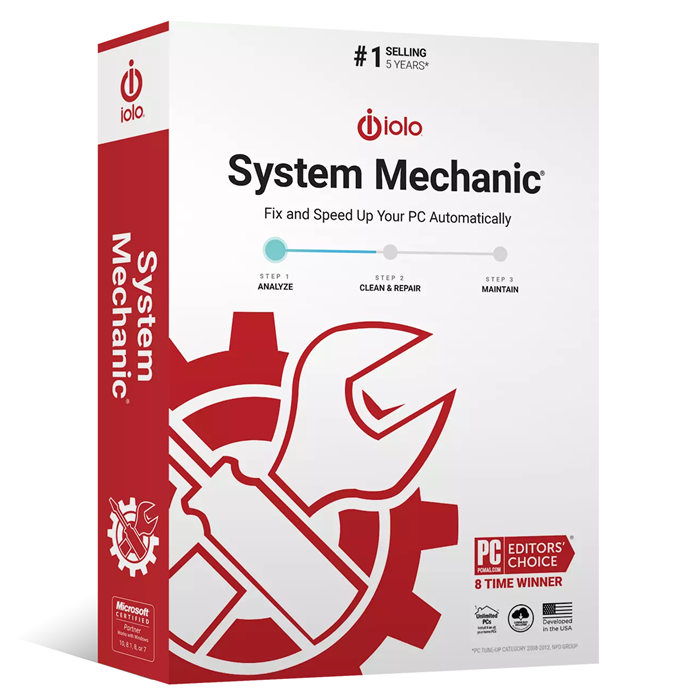 iolo System Mechanic 2025 | 10 PC | 1 Year