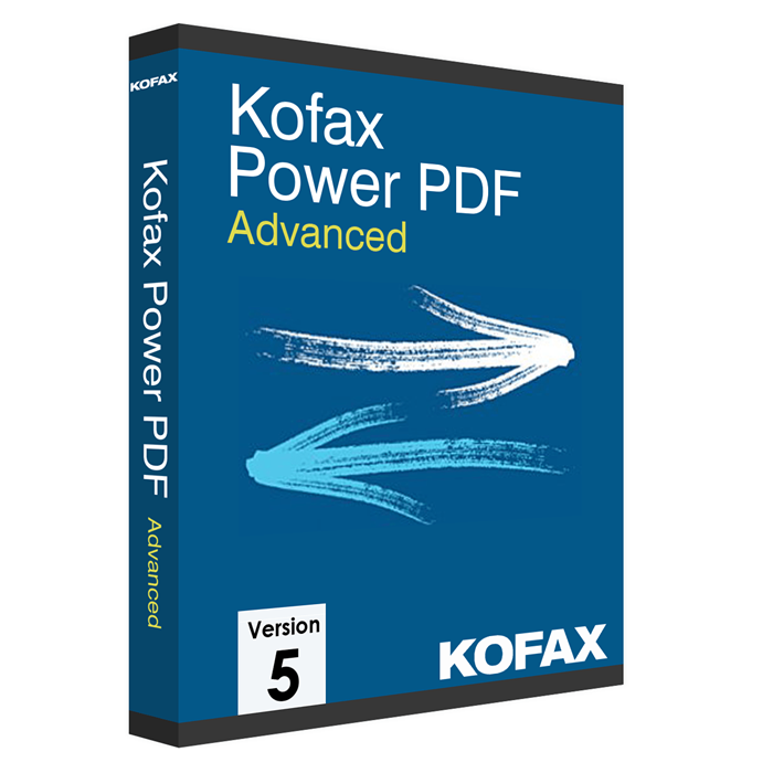 Kofax Power PDF Advanced 5.0 | 1 PC | Life Time