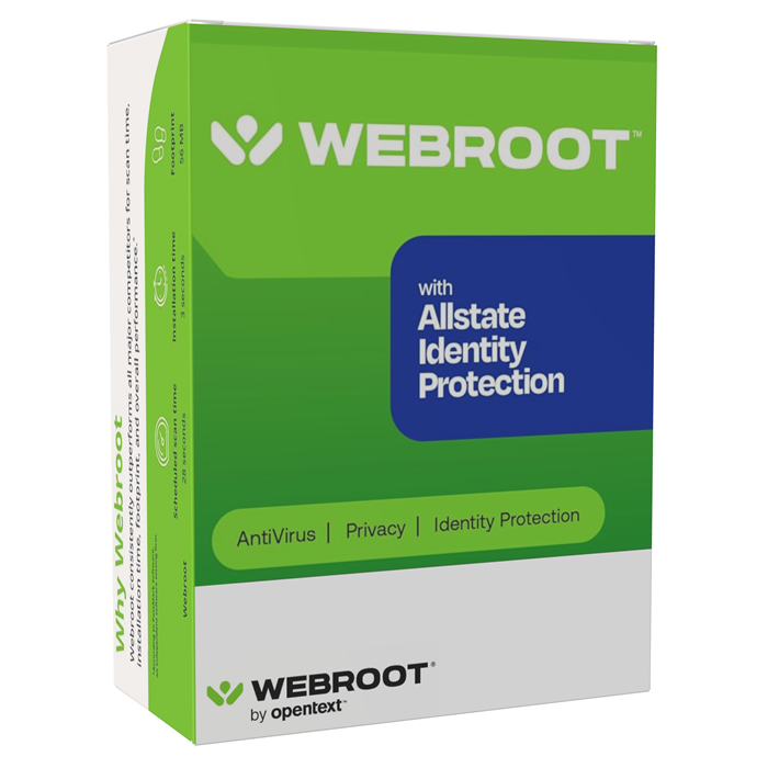 Webroot Premium with Allstate Identity Protection 2025 | 5 Devices | 1 Year  