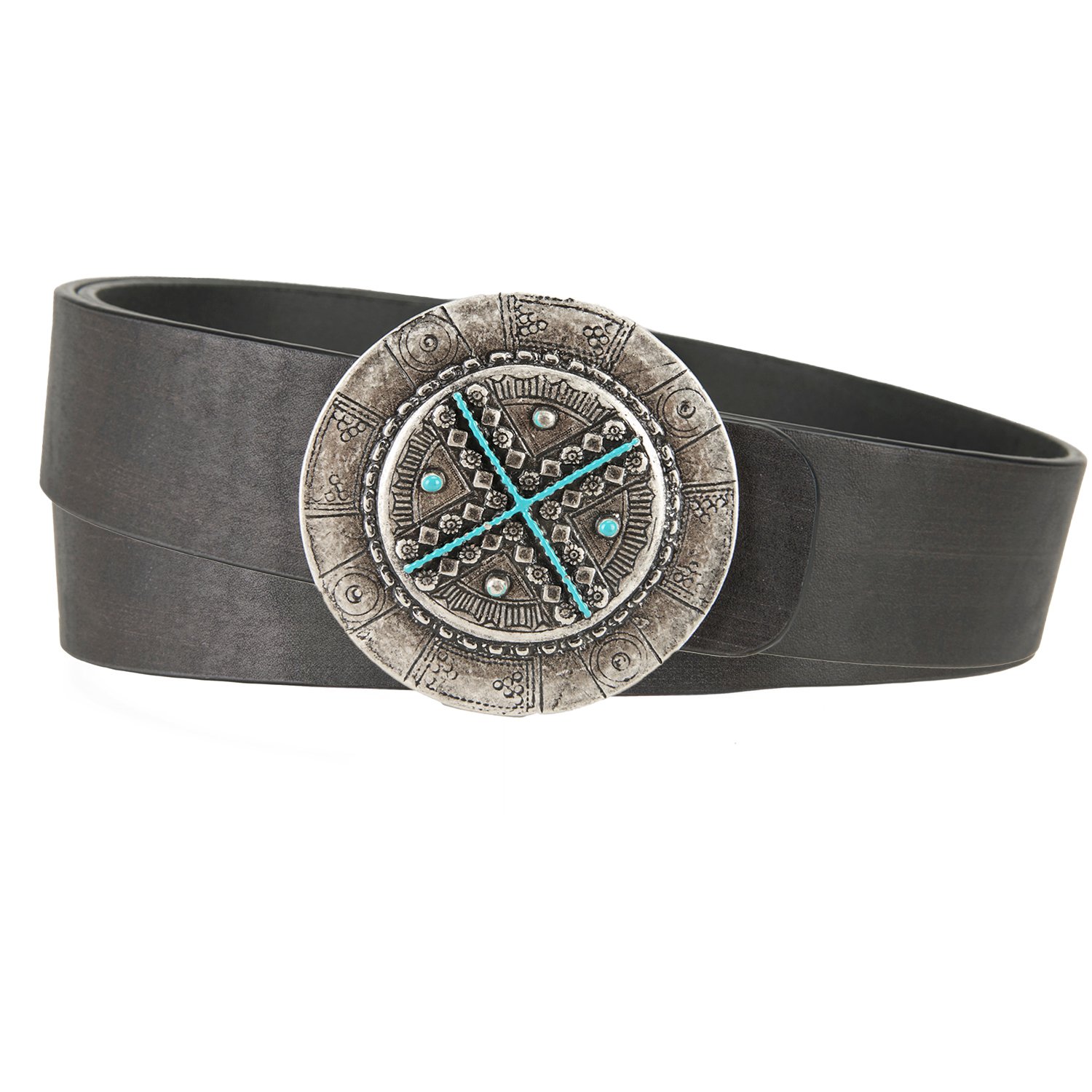 Ember Siyah Kadın Deri Kemer