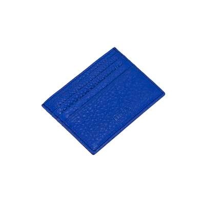 Mavi Kadın Deri Kartlık