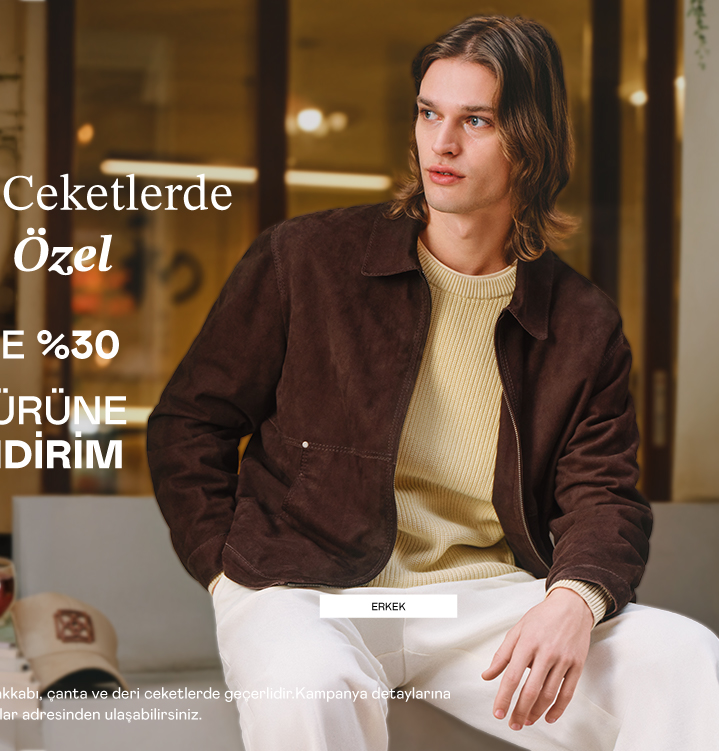 Yaza Özel Erkek Deri Giyim Kampanya