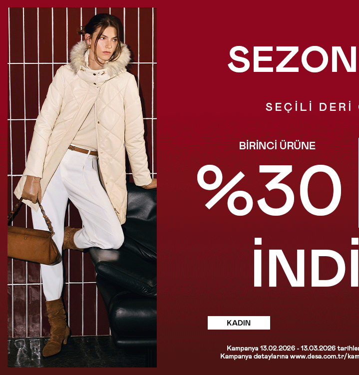 Seçili Deri Ceket Sezon İndirimi