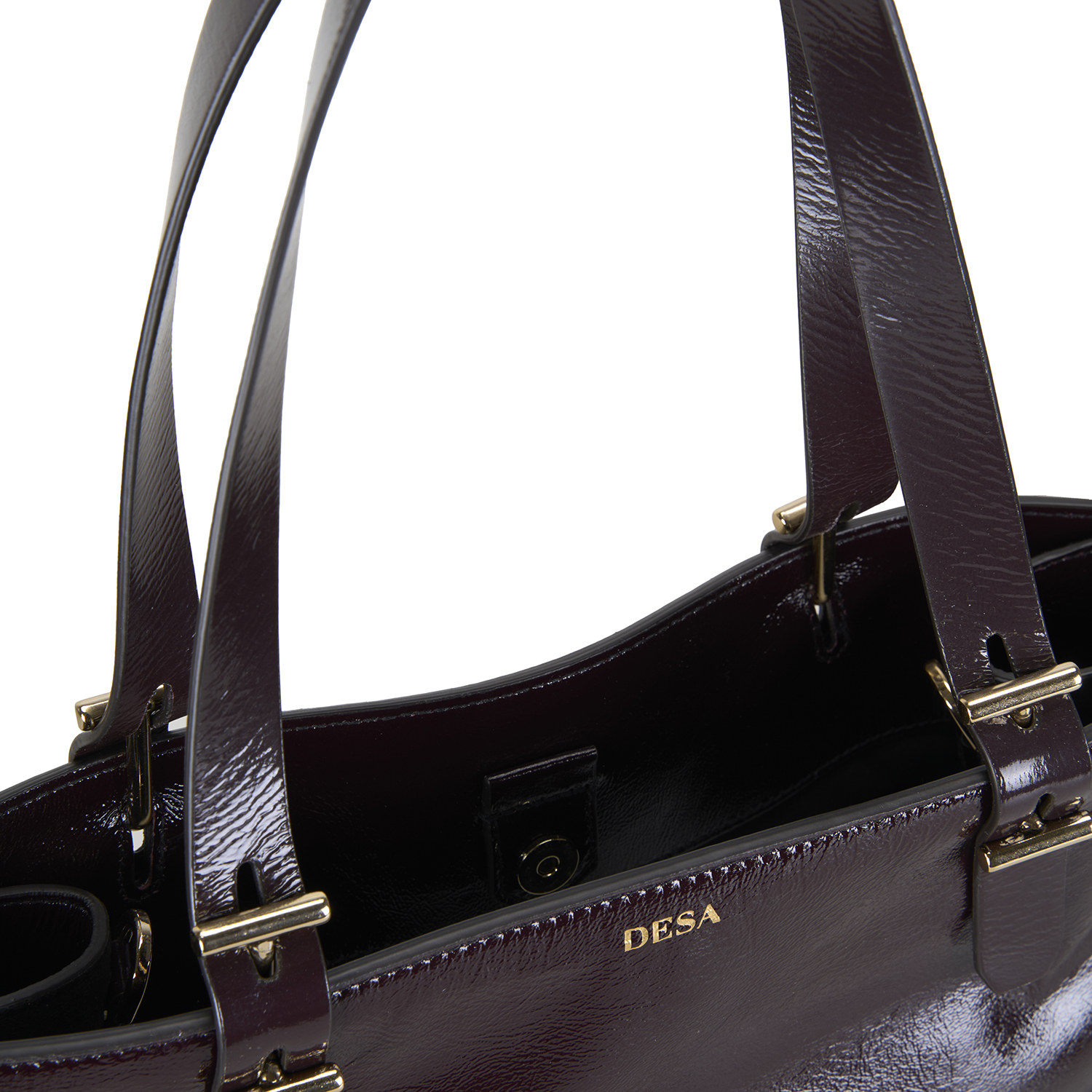 Seven Medium Bordo Kadın Rugan Omuz Çantası1010039189 | Desa