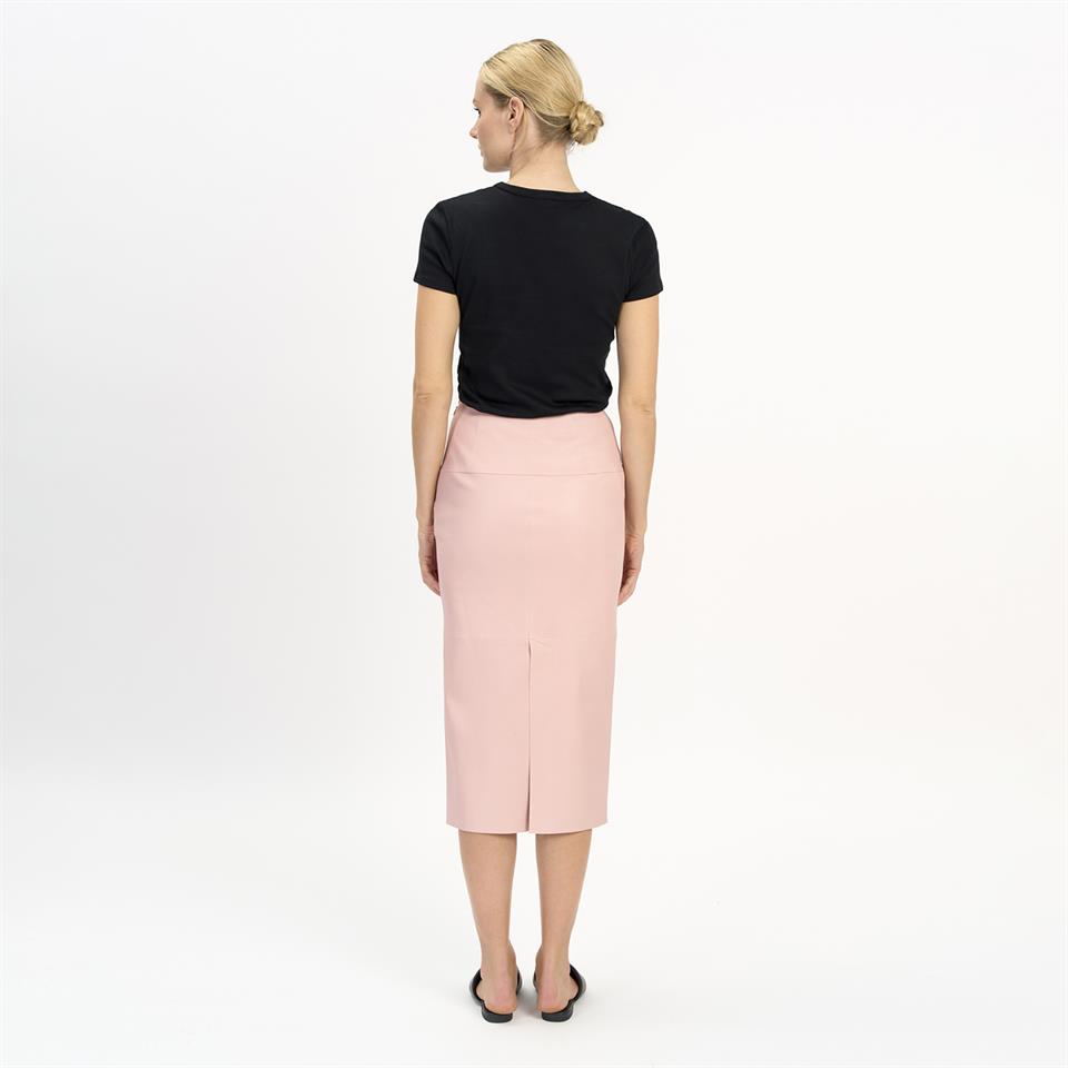 K14417 | Leather Pencil Skirt