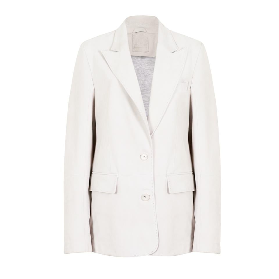 K14427 | LEATHER OVERSIZED BLAZER