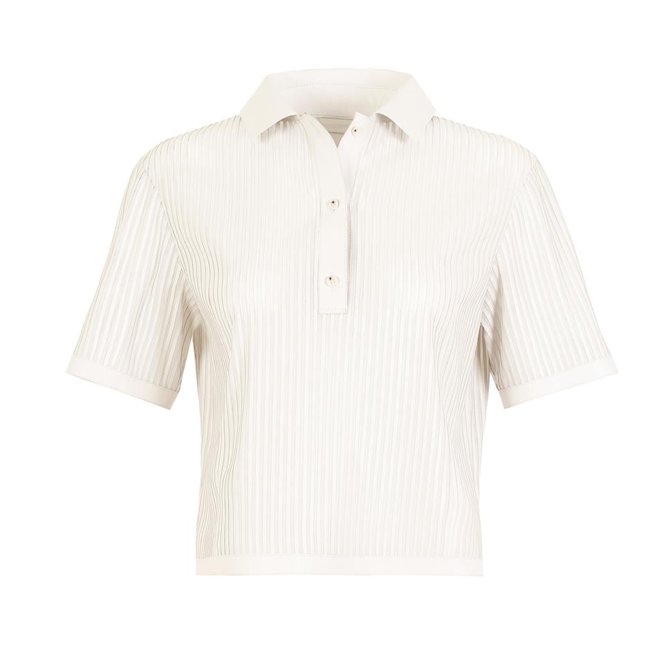 K14443 | Leather Polo T-Shirt