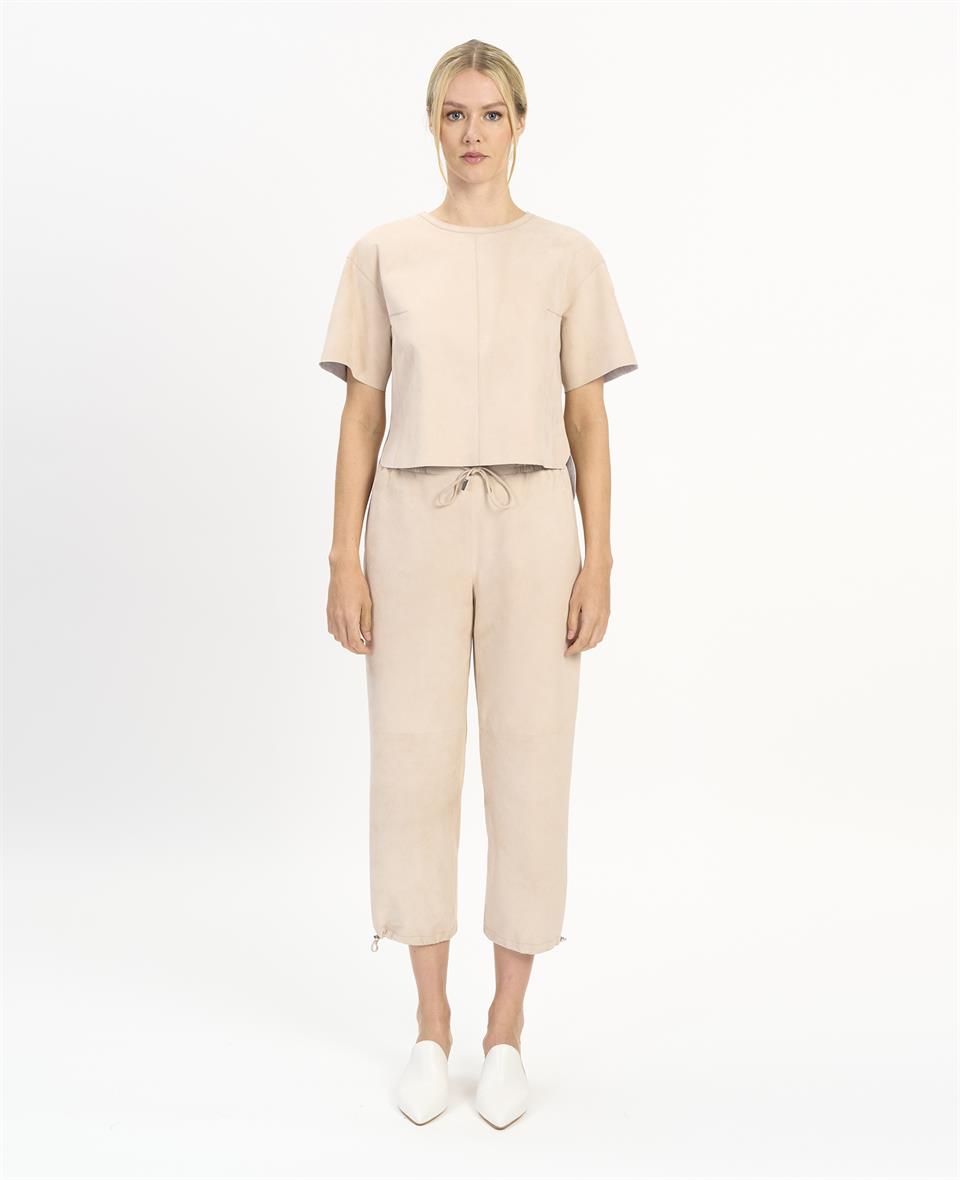K14448 | LEATHER OVER T-SHIRT