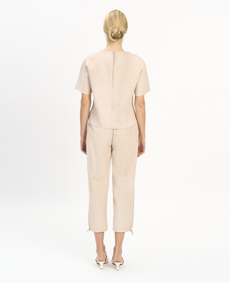 K14448 | LEATHER OVER T-SHIRT