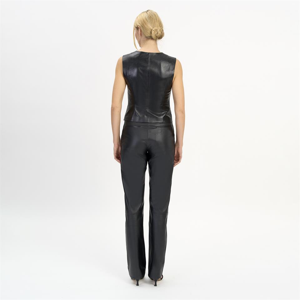 K14452 | Leather Short Vest