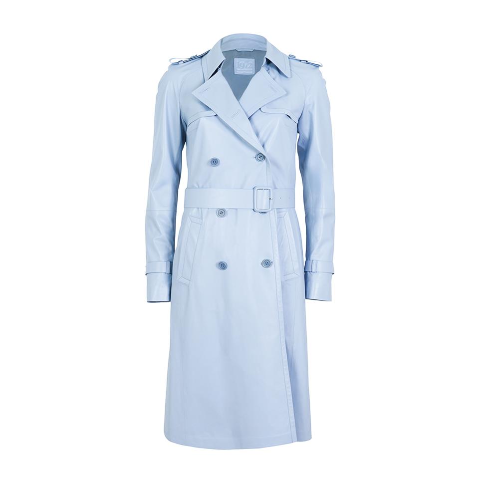 K14454 | Leather Trench Coat