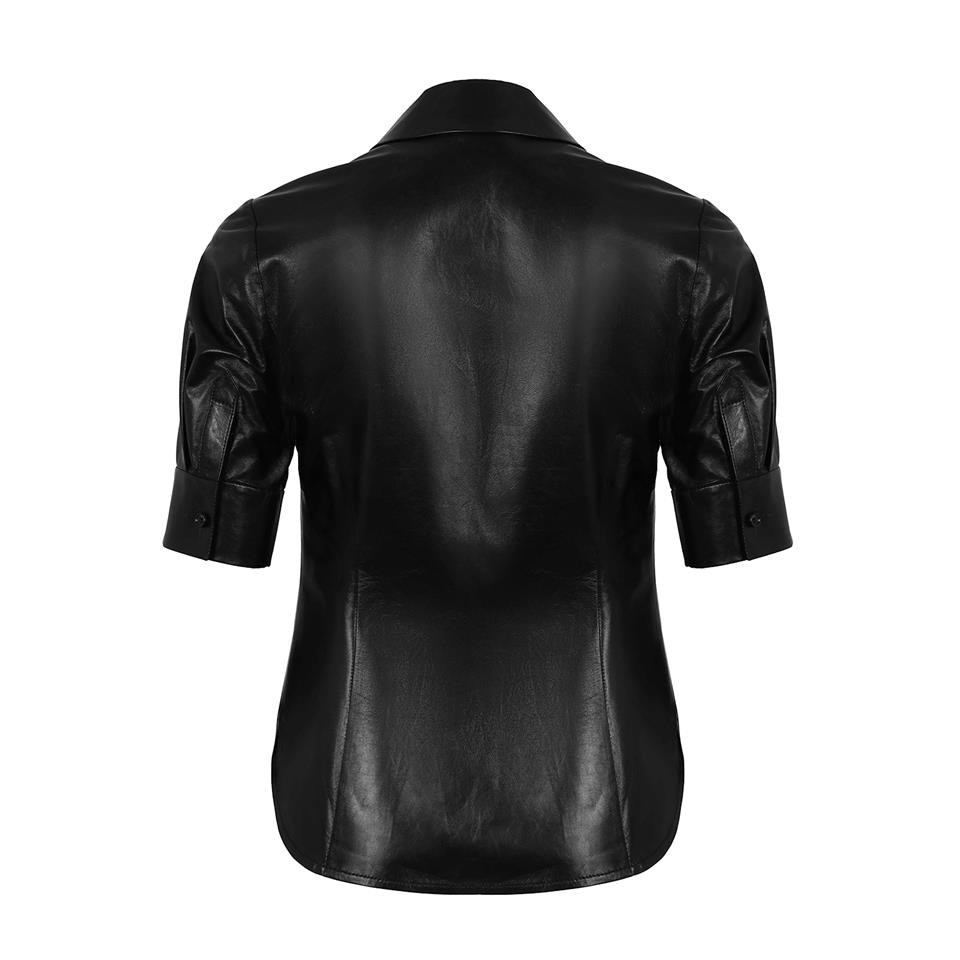 K14457 | Leather Classic Short Sleeve Shirt