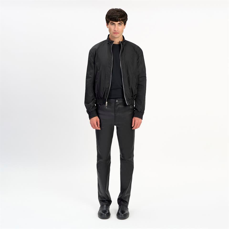 K14482 | REVERSIBLE LEATHER BOMBER JACKET