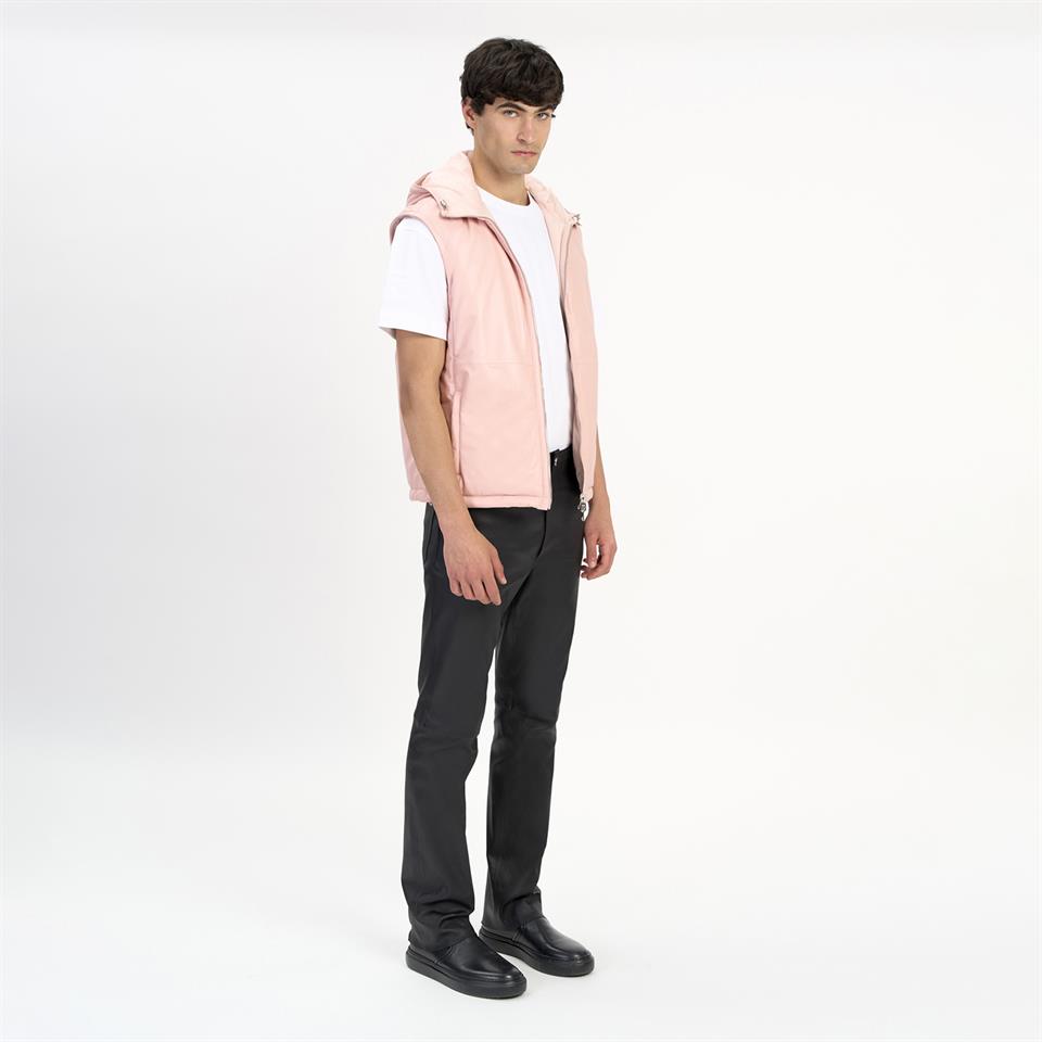 K14494 | REVERSIBLE LEATHER LIGHT PADDED GILET
