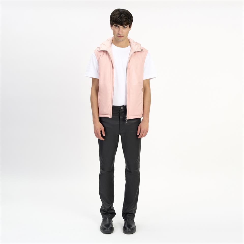 K14494 | REVERSIBLE LEATHER LIGHT PADDED GILET