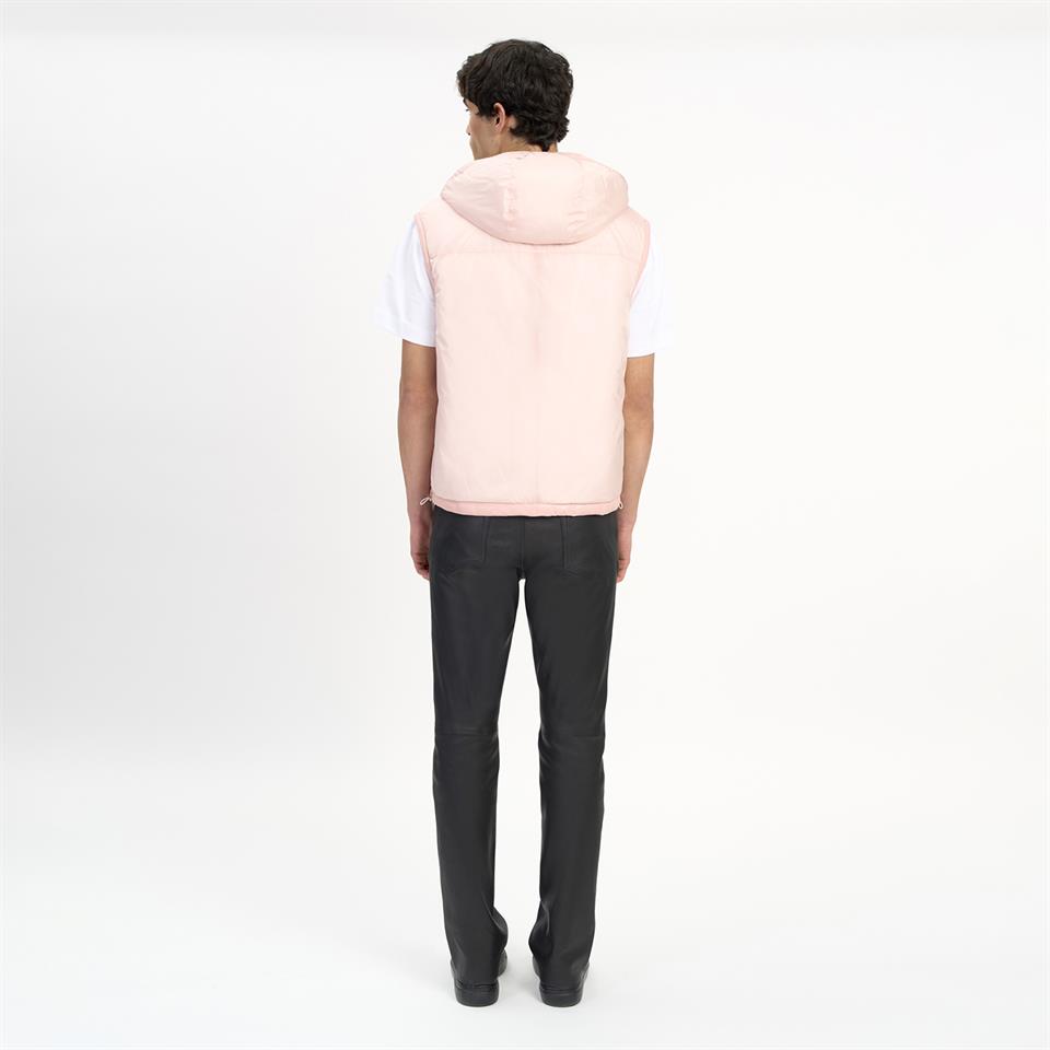K14494 | REVERSIBLE LEATHER LIGHT PADDED GILET