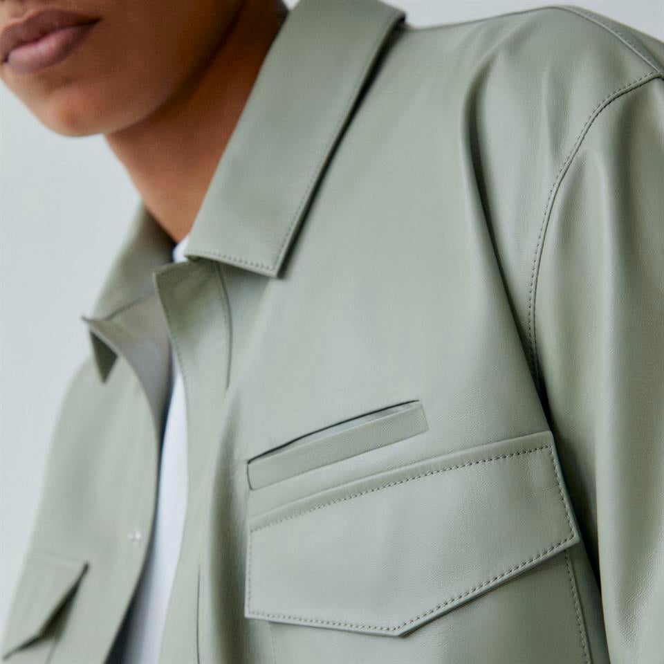 K14500 | Leather Shirt