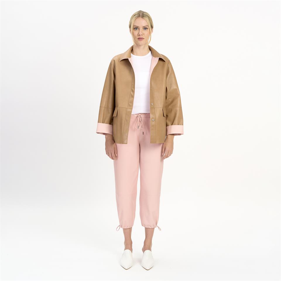 K14506 | LEATHER REVERSIBLE JACKET