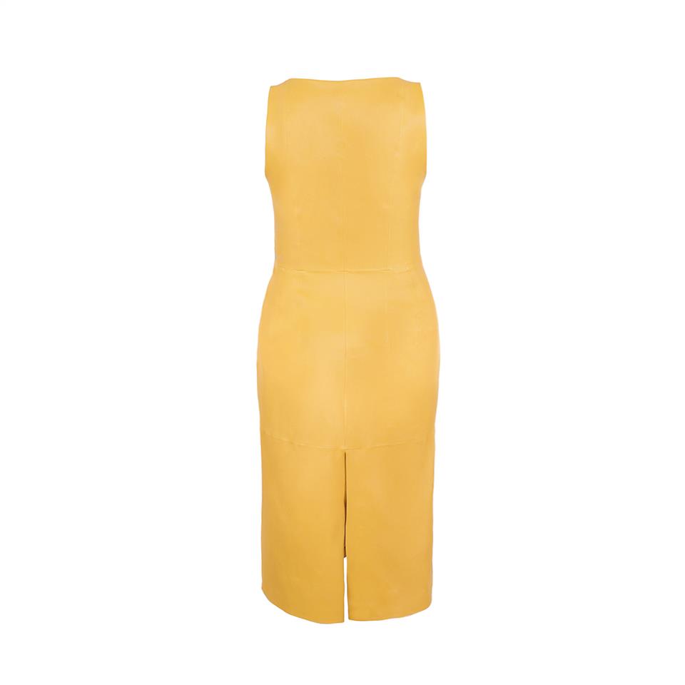 K14508 | Leather Bustier Dress