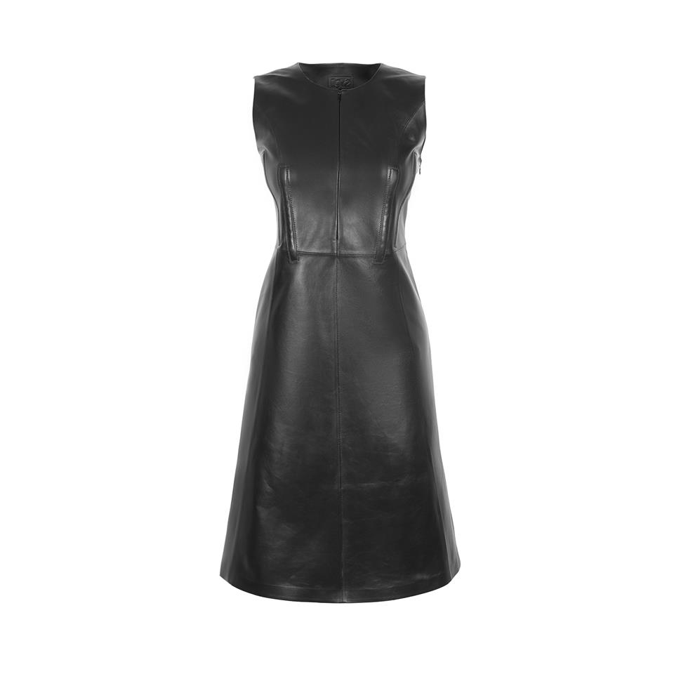 K14509 | Leather Soft Corset Dress