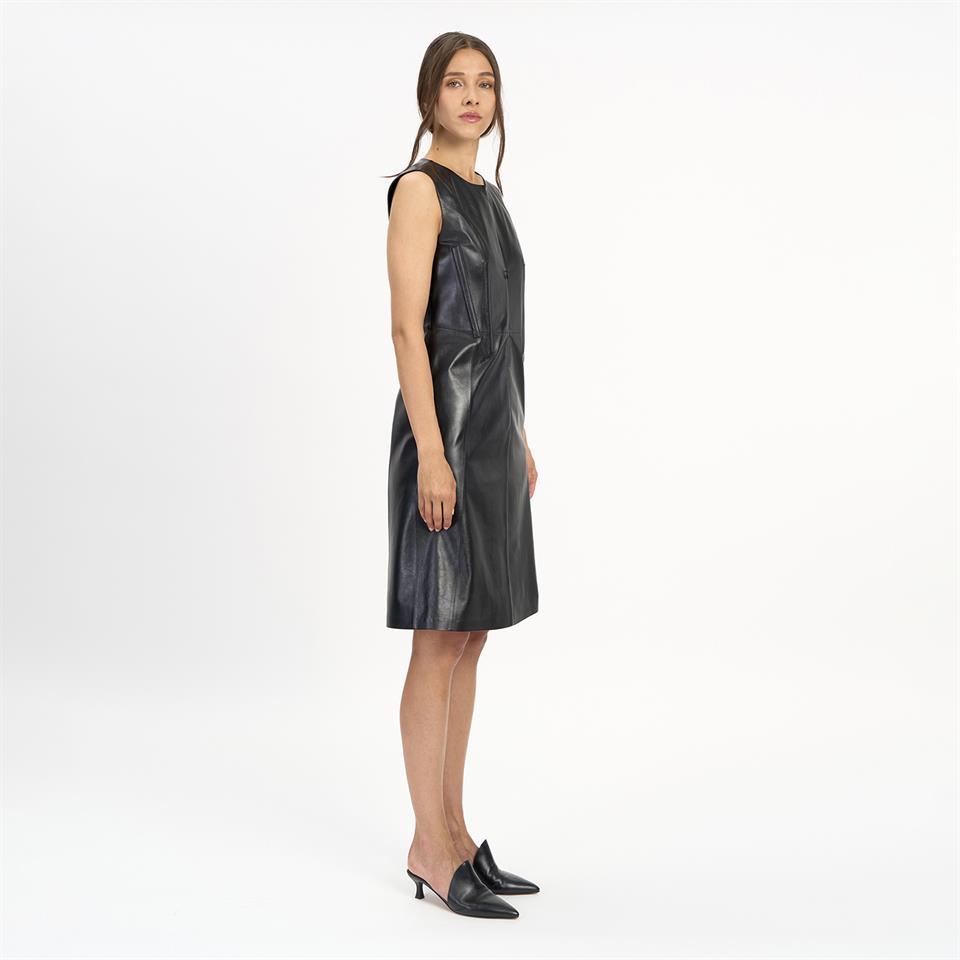 K14509 | Leather Soft Corset Dress